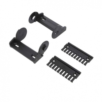 A set of connecting elements of an energy chain series 1400/1500, rigid with a comb